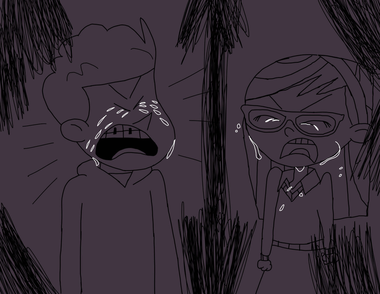 Kevin and Jennifer arguing and while crying by Jalendavis on DeviantArt