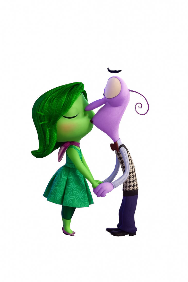 Disgusst Fear and Disgust are kissing by Jalendavis on DeviantArt