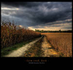 Farm Road - Dusk by BrandonRechten