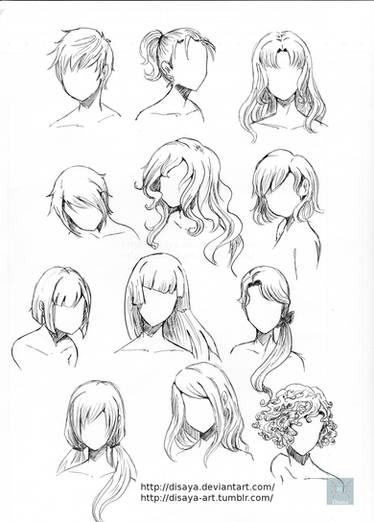 anime hair reference by SanekoPrinceofTennis on DeviantArt
