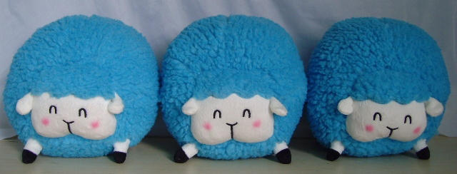 Cotton Candy Sheep Plush! _Blue