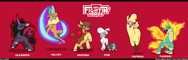Them's Fightin' Herds by Droll3