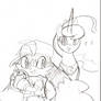 Klonoa and Luna - sketch