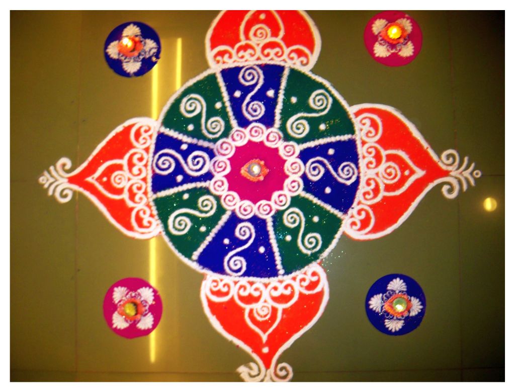 Satkar Rangoli Sanskar Bharti Rangoli Wallpaper