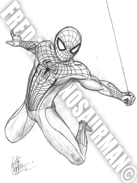 The Amazing Spider-Man (Color) by FredtheDinosaurman on DeviantArt in 2023