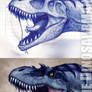 Gorgosaurus Sketch and Color