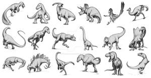 Dinosaur Sketches