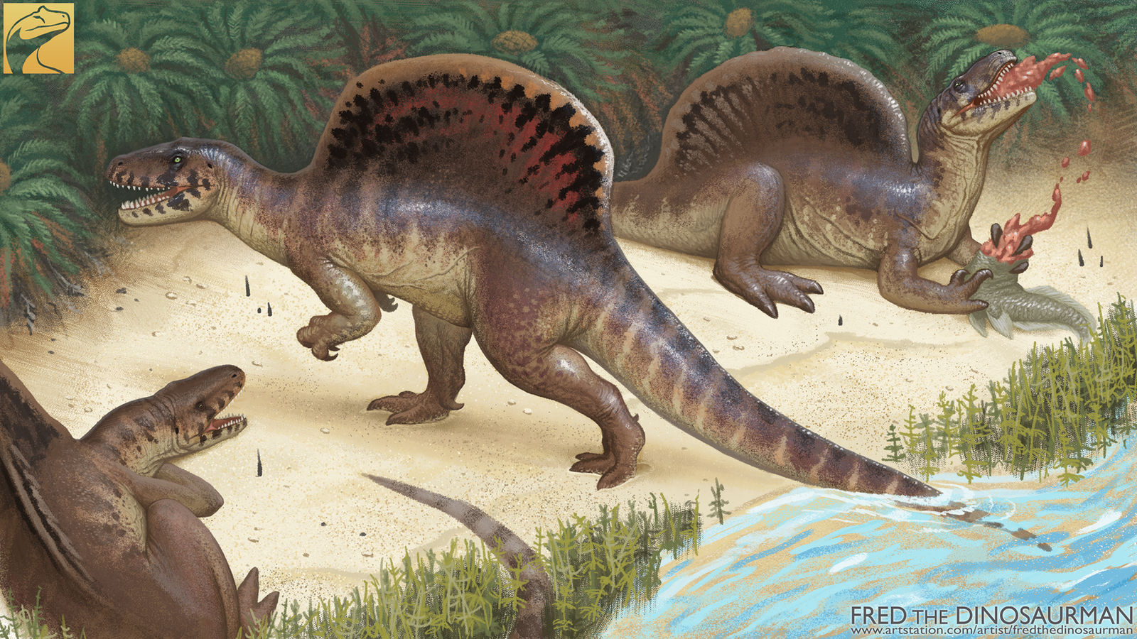 Outdated Spinosaurus Retro Spinosaurus by FredtheDinosaurman on DeviantArt