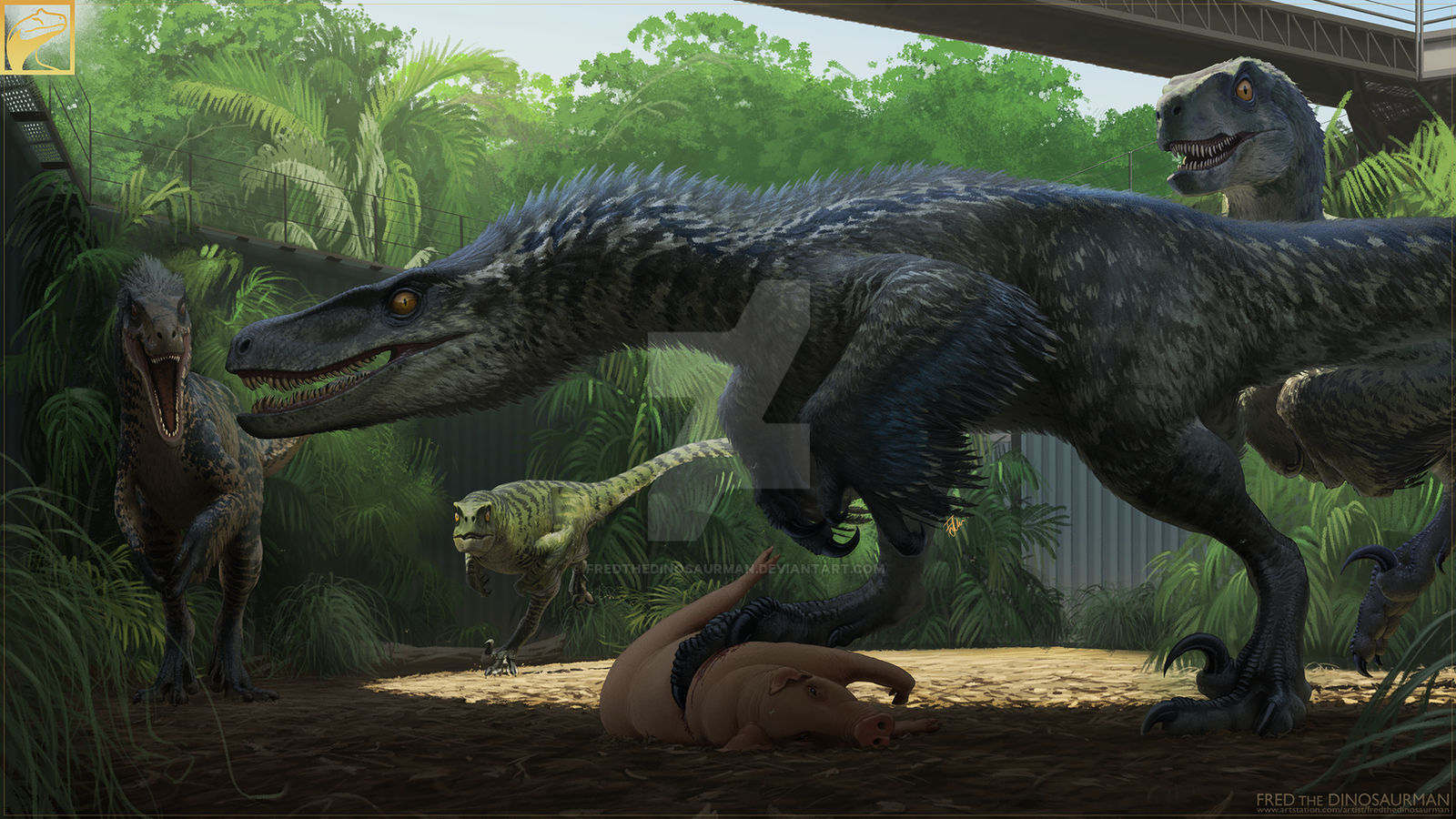 Into Raptor The Raptor Squad: Jurassic World Updated by FredtheDinosaurman on ...