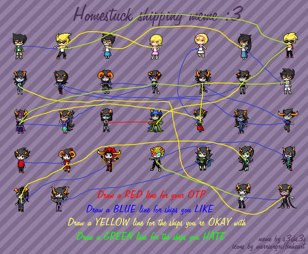 homestuck shipping chart (with kids) by knuckeruchiha on DeviantArt