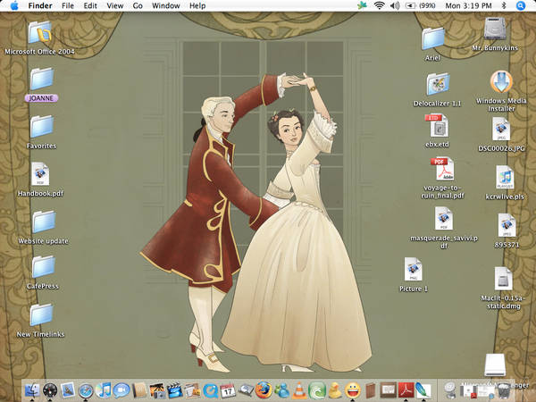 My Allemande-themed desktop by suburbanbeatnik