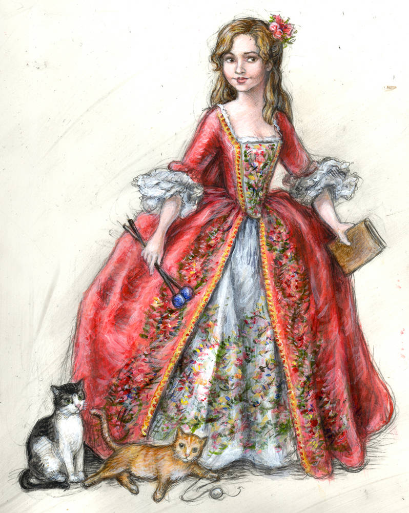 Kristin as Madame Pompadour by suburbanbeatnik