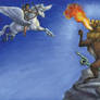 Bellerophon fights the Chimera