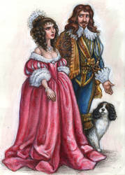 Queen Mariana and Prince-Consort Carolus