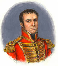 Military man class portrait