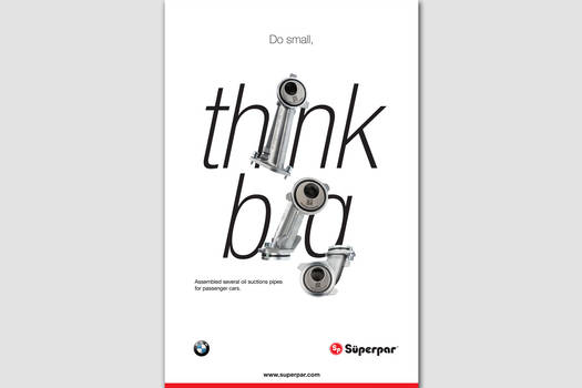 Poster Design about automotive parts for Superpar