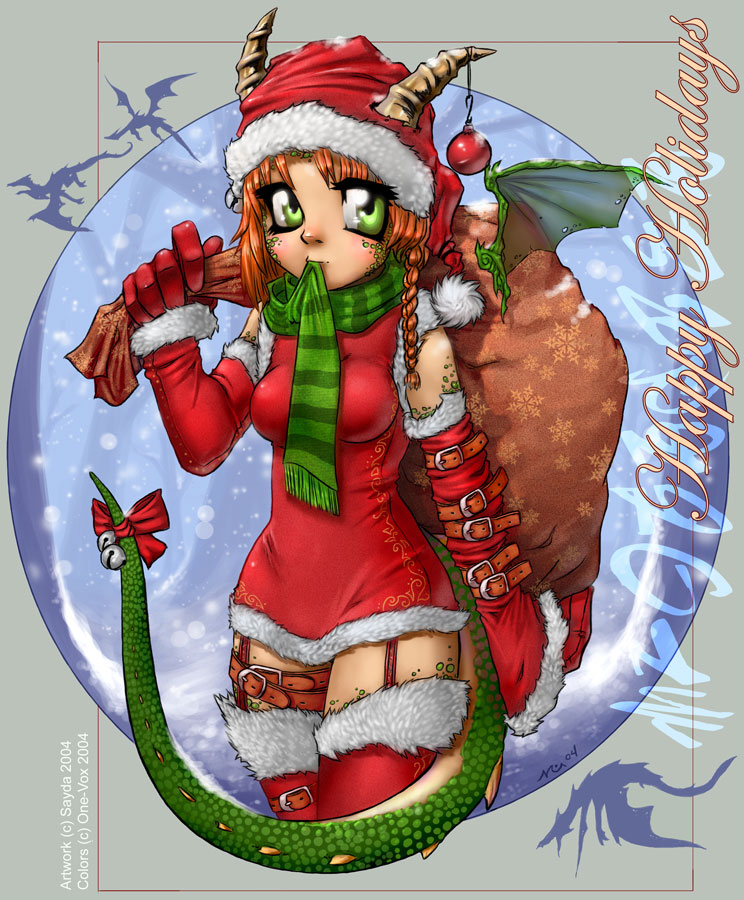 :.A Dragon Girls Christmas.: by Sayda