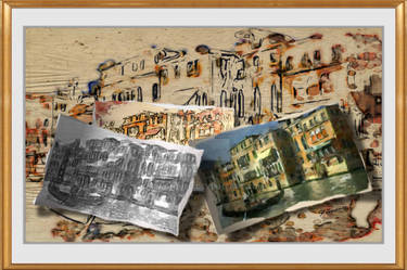 Drawings and paintings of Venice...