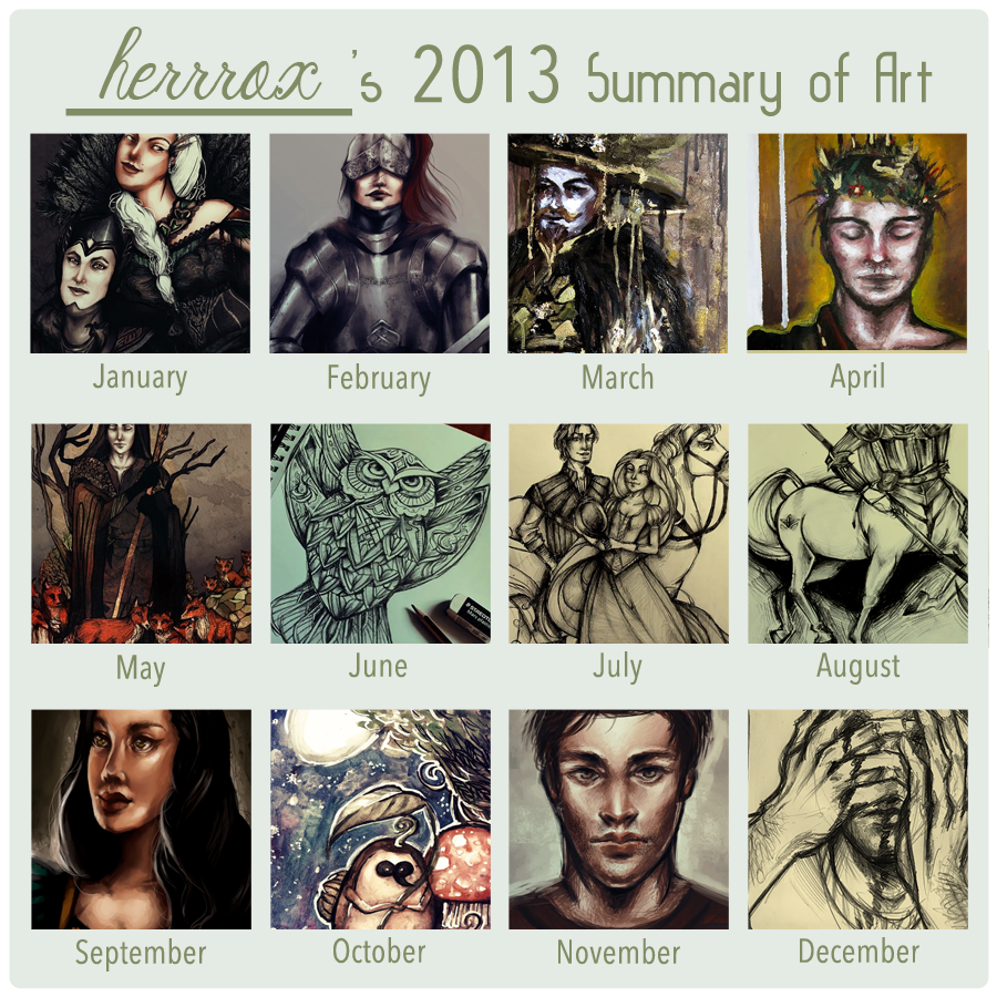 herrrox' 2013 Summary of Art