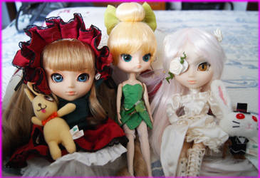 Shinku, Kirakishou and Tinkerbell Pullip 2 by Storm-of-Bagels