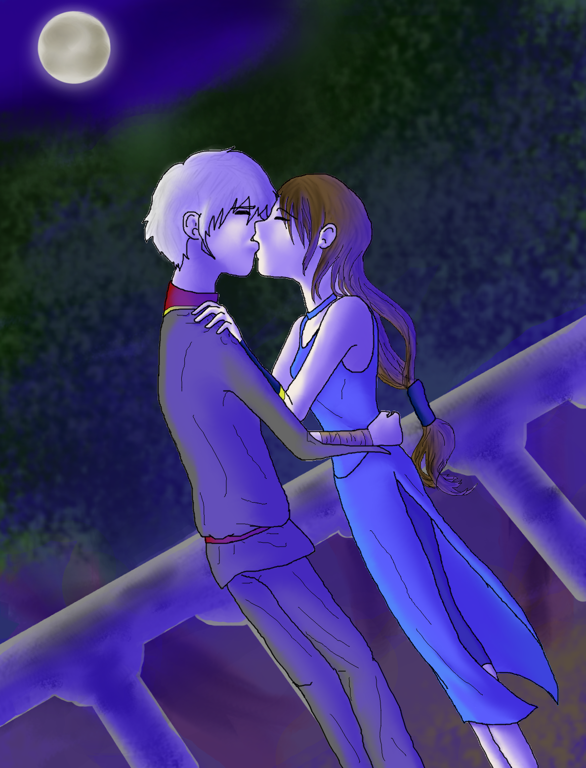 Moonlit Kiss