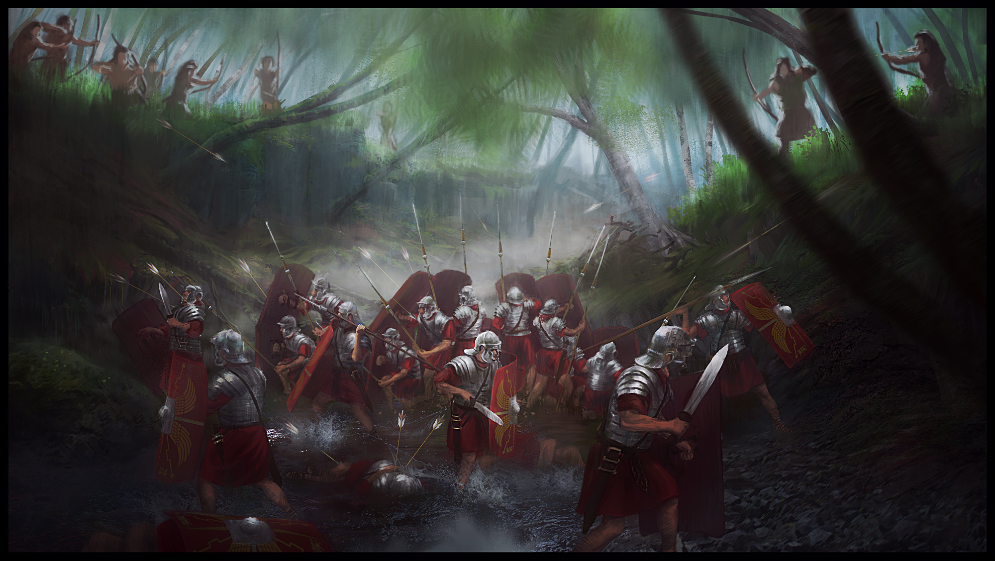 Тьма легион вран счет в старину. Битва в Тевтобургском лесу 9 г. н.э.. Римские Легионы Тевтобургском лесу. Битва в Тевтобургском лесу Арминий. Рим битва в Тевтобургском лесу.
