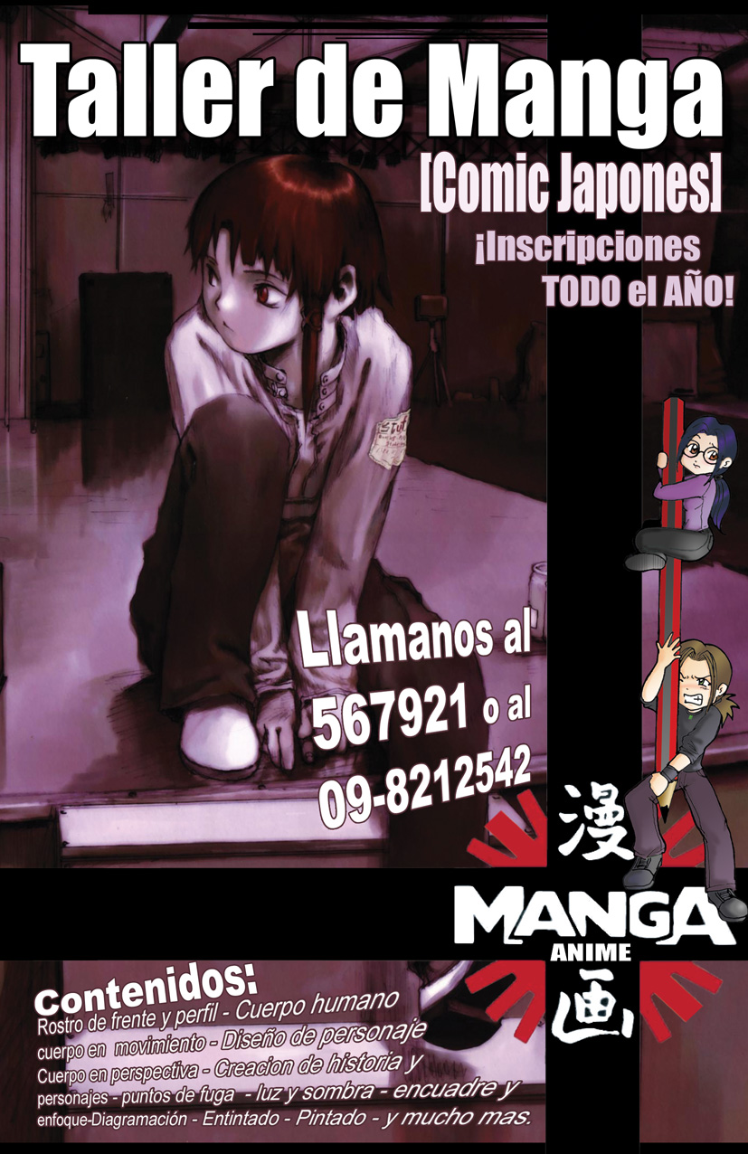 afiche taller de manga