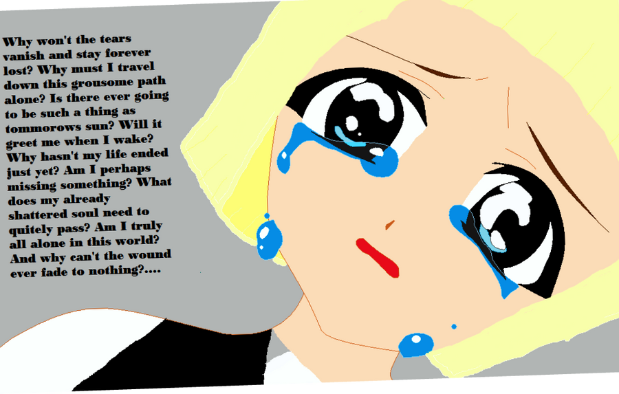 Sad Deviantart Rip Tears of the Sadness Within by devillord7 on DeviantArt