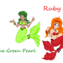 MM Adopt: Lime Green and Ruby Red Pearl 2/2 Closed