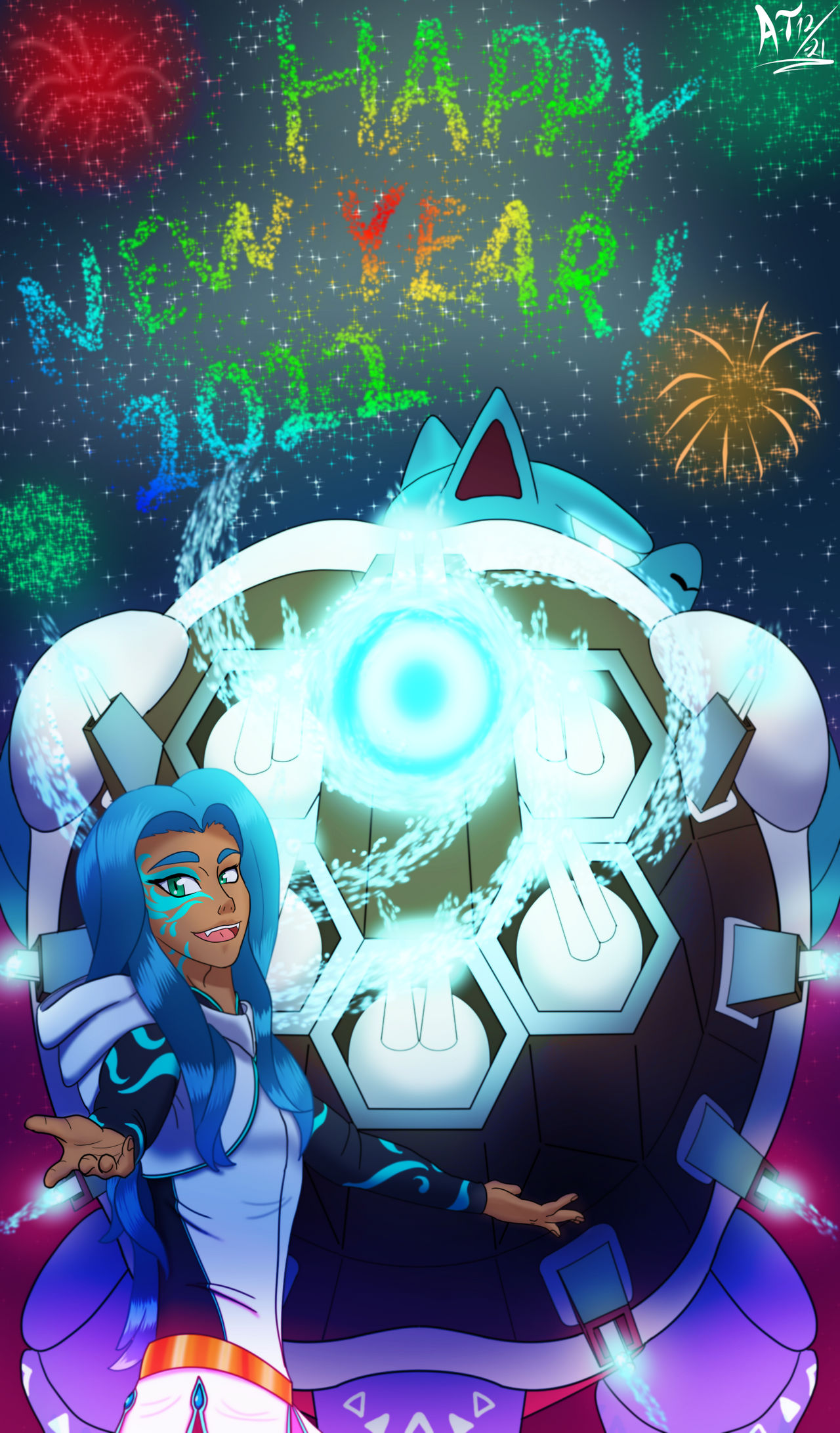 Ending and Starting Year with a Blast by Aqua-Tiger on DeviantArt