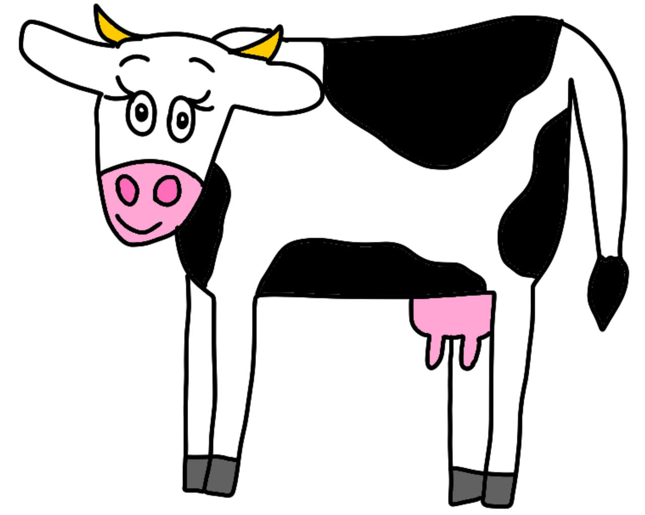 Cows in different colors by monkyjack on DeviantArt