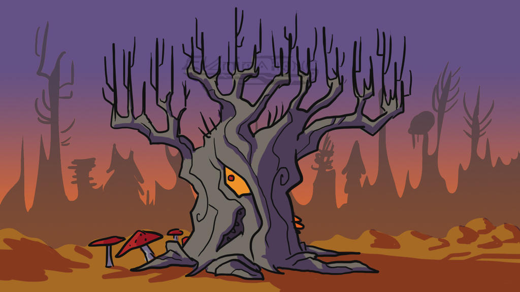 Tree Ent 2d Day 25 - Tree Ent by EVanimations on DeviantArt
