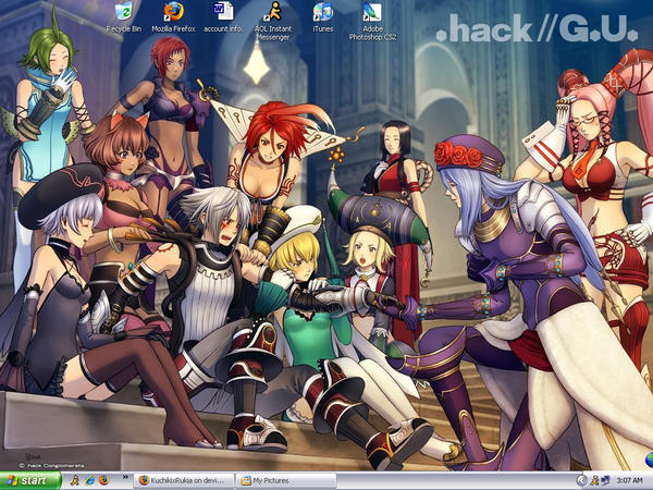 Dot Hack GU Desktop Screenshot