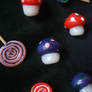 Mushrooms and lollipops