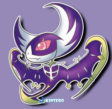 Sun and Moon Lunala and Lille Nebby Art Print by Otaku PokeVision