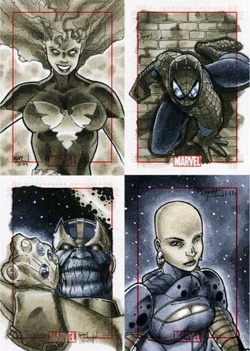 Marvel 70th Sketch Cards -j