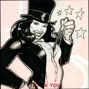 Zatanna Sketchbook Drawing 01