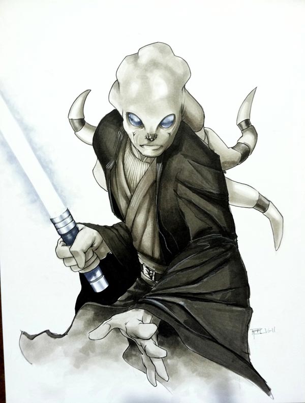 Kit Fisto HC 2011 Con Sketch