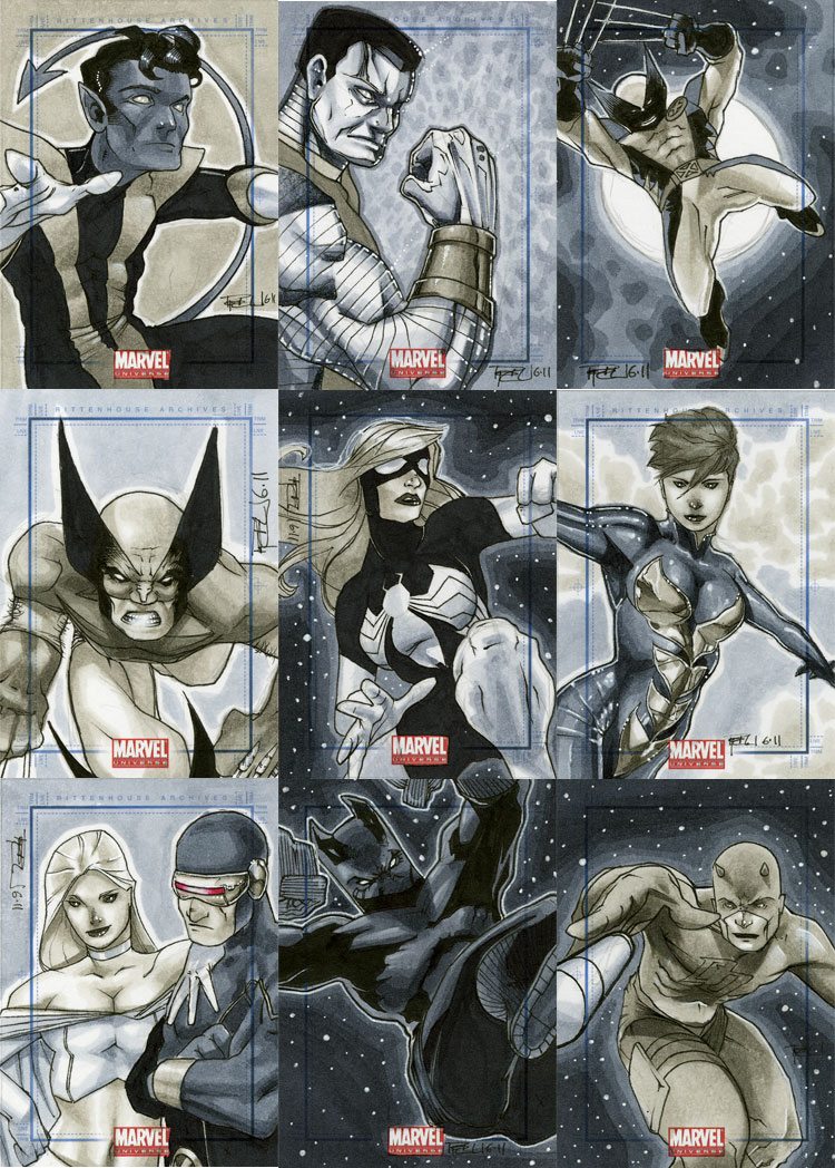 Marvel Universe Sktch Cards 11