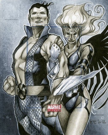 Prince Namor Marvel Universe Artists Proof