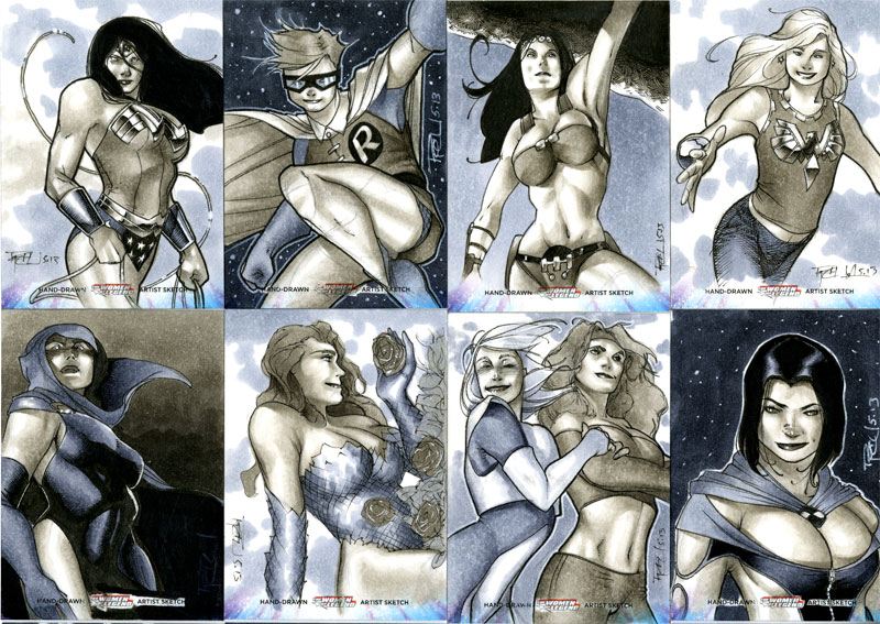 Women of Legend Sketch Cards 01