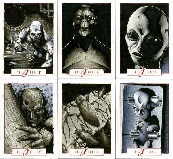 X-Files Sketch Cards 01