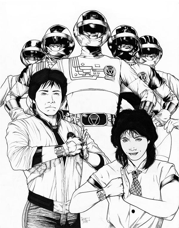 Bbioman Ranger Bioman Poster Art by RichardCox on DeviantArt