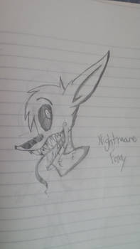 Nightmare foxy sketch