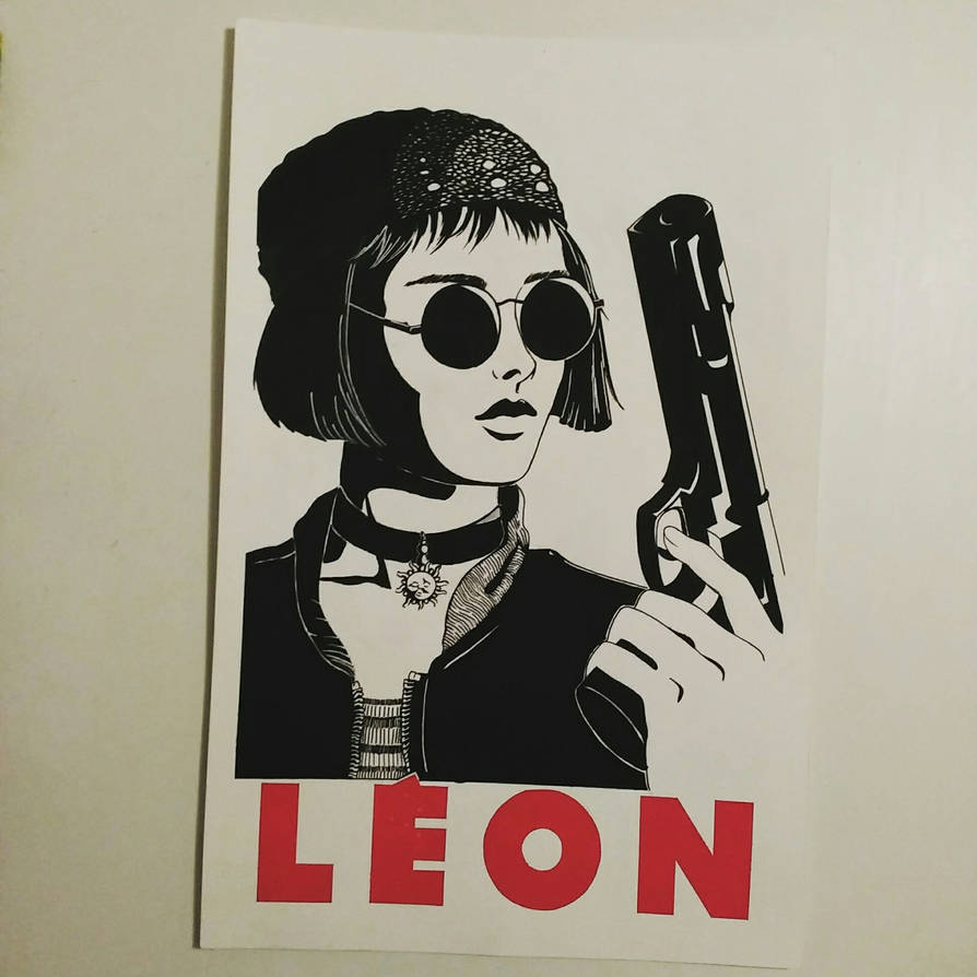 Mathilda, poster Lon, Luc Besson. by melodienoirhee on DeviantArt