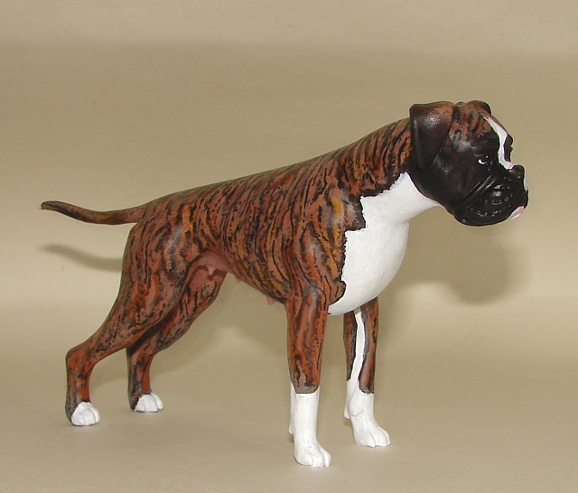 Boxer Dog Figurine