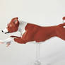 Bassenji coursing figurine