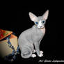 Sphynx Cat sculpture