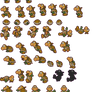 Yellow Koopa Bro Sprite Sheet