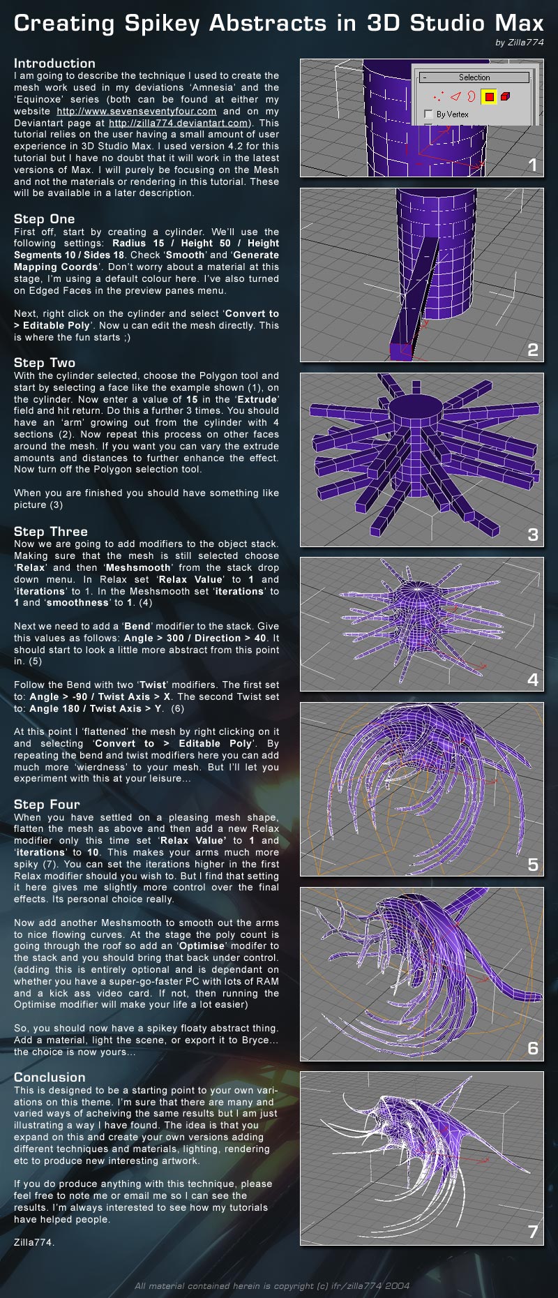 Creating Spikey Abstracts